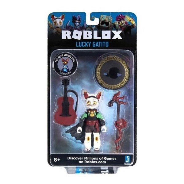 Игрушка Roblox - фигурка героя Lucky Gatito (Imagination) с аксессуарами - фото 11782