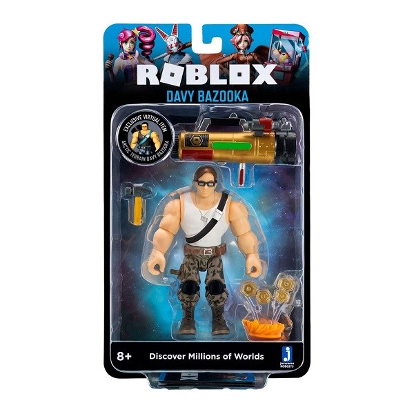 Игрушка Roblox - фигурка героя Davy Bazooka (Imagination) с аксессуарами - фото 11785