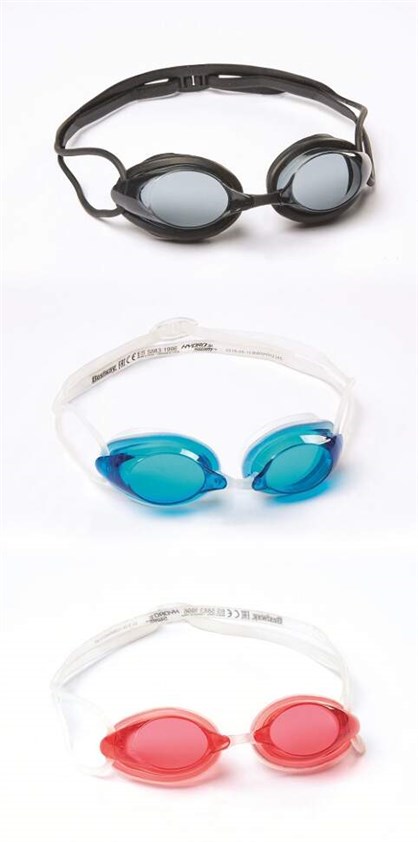 очки для плавания IX-1300 от 7лет 3 цв. в  асс-те - фото 12378