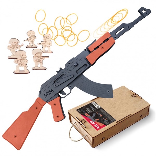 ARMA.toys Резинкострел «АК-47» (окрашенный) - фото 12803