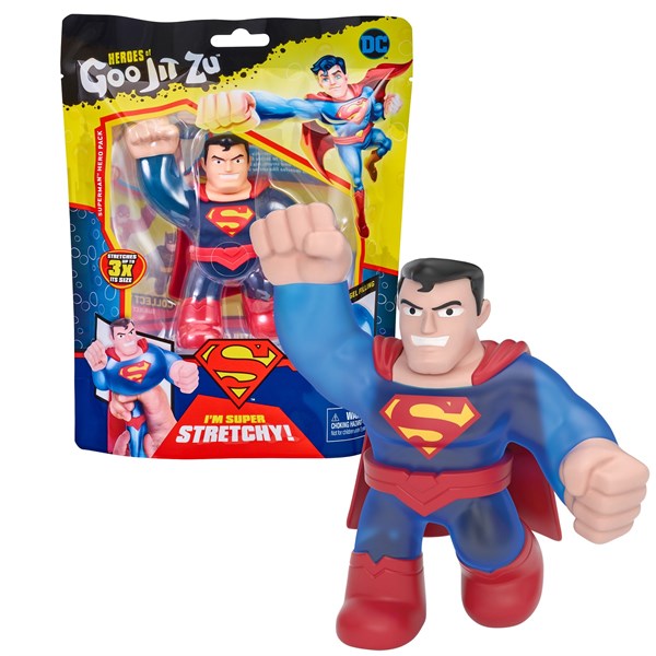 Гуджитсу Игрушка тянущаяся фигурка Супермен DC ТМ GooJitZu - фото 14344