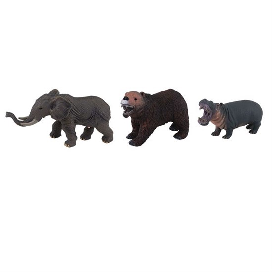 Фигурка мягконабивная "Животные" со звуком, 3 вида в ассортименте - фото 16565