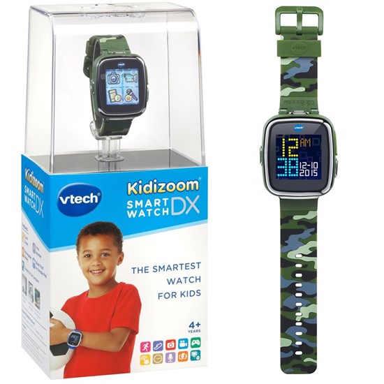 VTECH Детские наручные часы Kidizoom SmartWatch DX  камуфляжного цвета - фото 18334