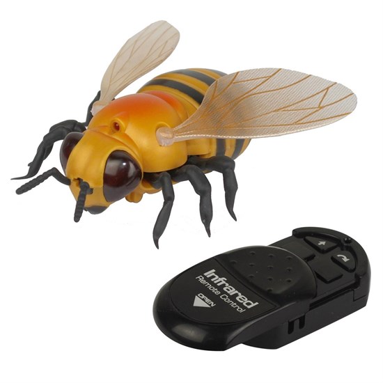 1TOY, Робо-пчела на ИК управлении,свет эффекты,  16,5*5,3*18,6 - фото 20603