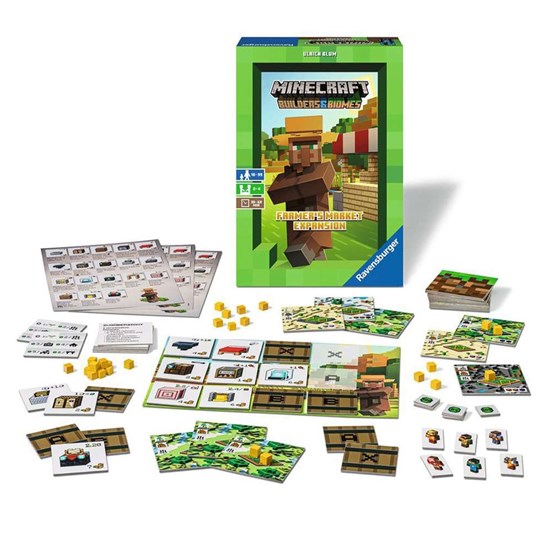 RAVENSBURGER Настольная игра Майнкрафт, расширение "Фермерский рынок" - фото 20948