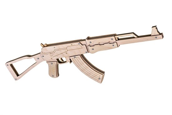 ARMA.toys Резинкострел «АК-47» (неокрашенный) - фото 21522