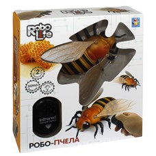 1TOY, Робо-пчела на ИК управлении,свет эффекты,  16,5*5,3*18,6 - фото 12379