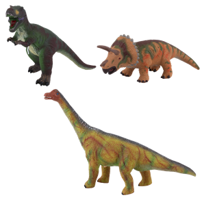 Фигурка мягконабивная "Динозавры" со звуком, 3 вида в ассортименте - фото 16838
