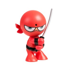 Фарт Ниндзя.Игрушка "Пукающий" Ниндзя красный с мечом.TM Fart Ninjas - фото 17840