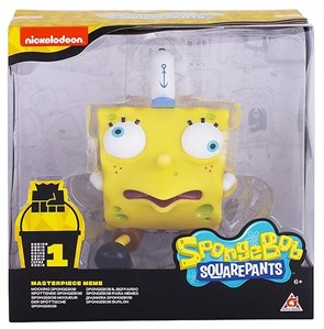 SpongeBob SquarePants игрушка пластиковая 20 см  - Спанч Боб насмешливый (мем коллекция) - фото 19636