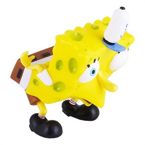 SpongeBob SquarePants игрушка пластиковая 20 см  - Спанч Боб насмешливый (мем коллекция) - фото 19638