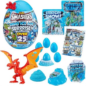 Игрушка Zuru Smashers Гигантское яйцо динозавра "Ледниковый период" (высота 28 см), 3 в асс. - фото 20210