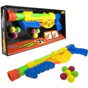 1toy Street Battle игр оружие 2в1 водное с мягкими шариками (43 см, в компл. 6 шар. 2,8 см), коробка - фото 20598