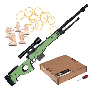 ARMA.toys Деревянная модель винтовки AWP в сборе, резинкострел - фото 21539