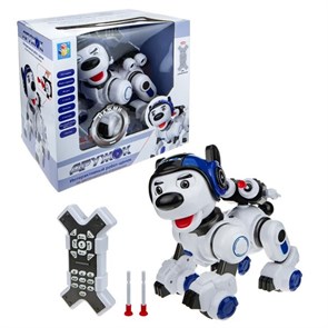 1toy "ДРУЖОК", интерактивный, радиоуправляемый робот-щенок - фото 22521