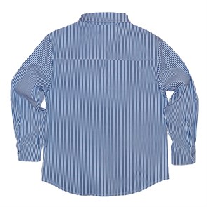 Luc&Phill рубашка на кнопках в тонкую синюю полоску - фото 23676