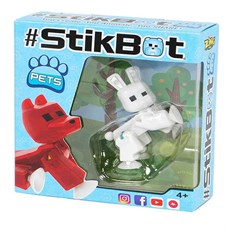 Игрушка Stikbot фигурка питомца, в асс-те 6 видов: заяц, петух, обез, лош, корова, панда - фото 8045