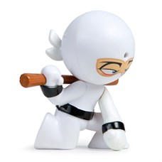 Фарт Ниндзя.Игрушка "Пукающий" Ниндзя белый с шестом.TM Fart Ninjas - фото 8303