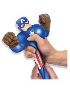 Гуджитсу. Игрушка тянущаяся фигурка Капитан Америка. ТМ GooJitZu - фото 9617