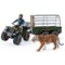 SCHLEICH Квадроцикл с прицепом для перевозки животных - фото 15370