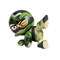 Фарт Ниндзя.Игрушка "Пукающий" Ниндзя боковой удар хаки.TM Fart Ninjas - фото 17832