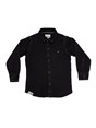 RUFF Рубашка черная джинса - фото 5427
