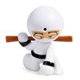 Фарт Ниндзя.Игрушка "Пукающий" Ниндзя белый с шестом.TM Fart Ninjas - фото 8302